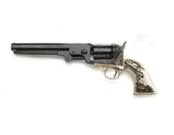 YANDL44STAG - PIETTA 1851 CAL 44 NAVY YANK ACIER DELUXE STAG LIKE PN