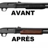 YMOS11603 - Devant bois pompe Mossberg M500/Maverick 88