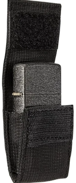 60005678 - ZIPPO Black Crackle & Pochette Noire Set Cadeau