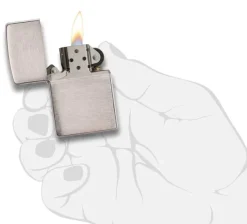 60000804 - ZIPPO Brushed Chrome Regular