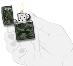 60004363 - ZIPPO 221 Camo and Zippo Design