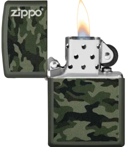 60004363 - ZIPPO 221 Camo and Zippo Design