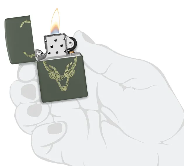 60006862 - ZIPPO Deer Design