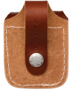 60001216 - ZIPPO Etui de Ceinture Cuir Marron w/ LOGO