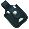 60001221 - ZIPPO Etui de Ceinture Cuir Noir avec encoche de pouce