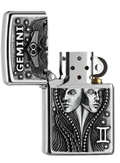 2006503 - ZIPPO Gemini Emblem Gémeaux Astrologie
