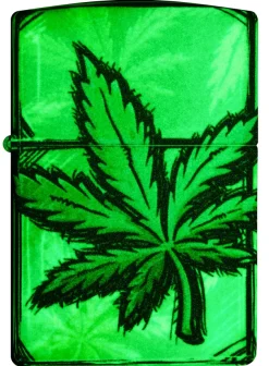 60007204 - ZIPPO Glowing Cannabis Design