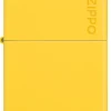 60007102 - ZIPPO Matte Jaune Sunflower with LOGO