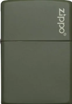 60001568 - ZIPPO Matte Vert Armée with LOGO