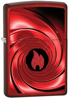 60005302 - ZIPPO Red Swirl Design