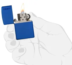 60001205 - ZIPPO Royal Blue Matte avec Logo