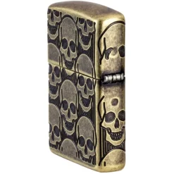 60007234 - ZIPPO Skull Armor Design