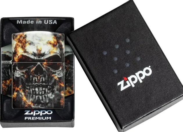 60006136 - ZIPPO Smokey Skulls Design