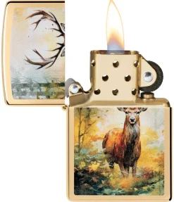60007254 - ZIPPO Watercolor Deer Design