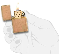 60004583 - ZIPPO Woodchuck Brushed Brass