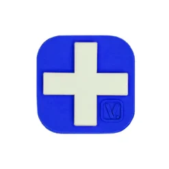 9ZMDCR-100-BLU-GITD - VANQUEST Medical Cross 1" "Super-Lumen" Glow-In-The-Dark Patch