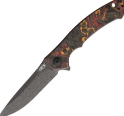 ZT0450CFDAMS - Zero Tolerance 0450 Limited BRO Fat Carbon Vegas forge Damascus